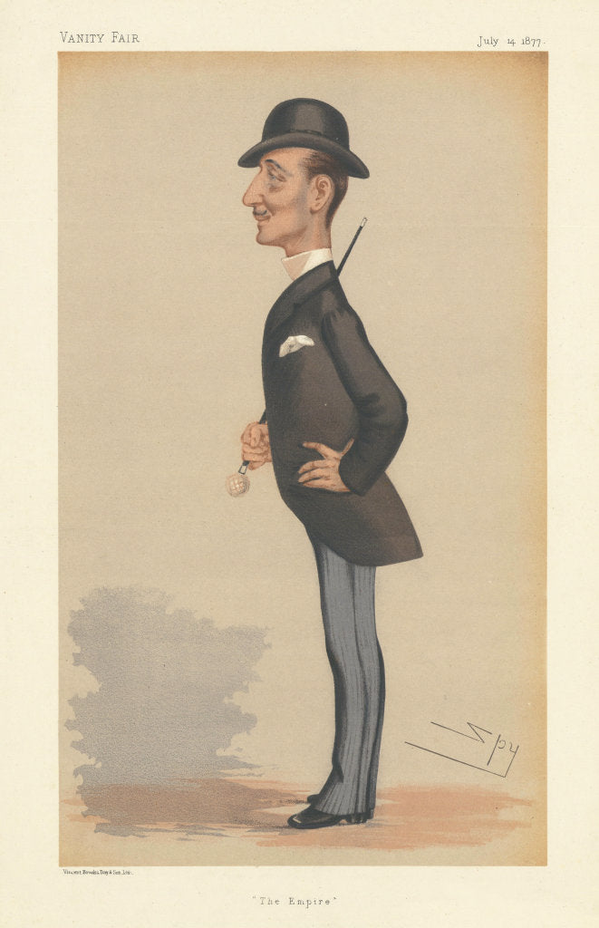 VANITY FAIR SPY CARTOON Louis-Napoléon, Prince Imperial 'The Empire' France 1877